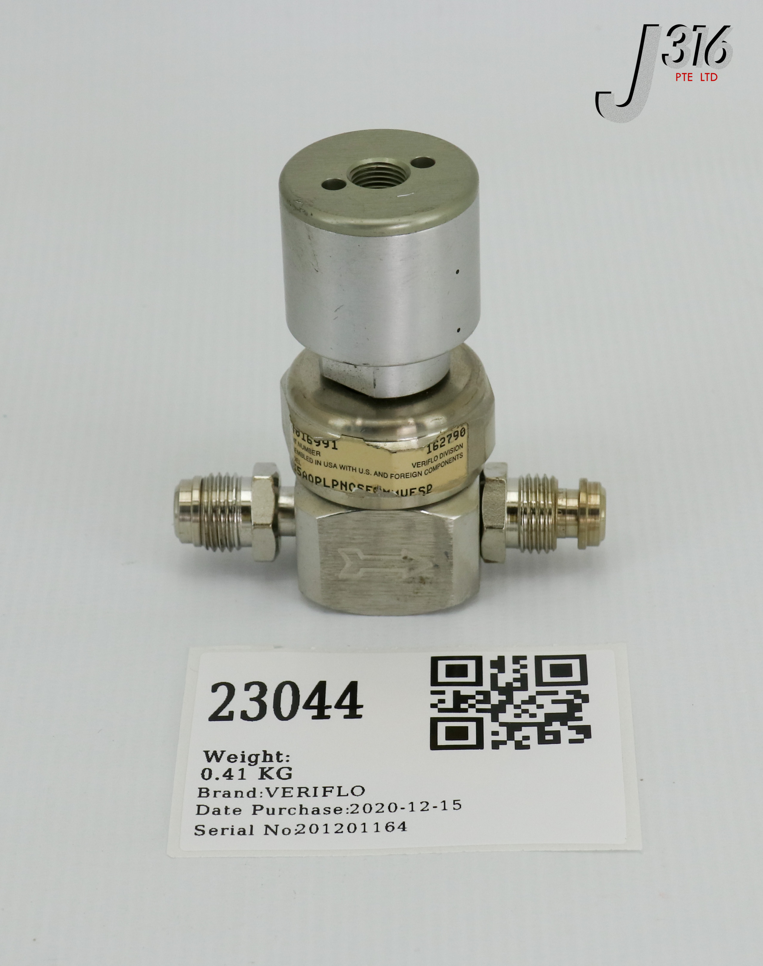 パソコン 23044 VERIFLO 2-WAY DIAPHRAGM VALVE, 955AOPLPNOS 54016991 | eBay